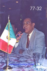 Foto 77-32 - Don Carlos Islas Mezta de Konica Minolta en el Encuentro Nacional de Negocios Gráficos (Pymes) realizado del 22 al 24 de Septiembre 2005 en el Hotel La Nueva Estancia de la ciudad de León, Gto. México.