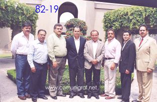 Foto 82-19 - Foto del recuerdo de los representantes de Canagraf Toluca en el Encuentro Nacional de Negocios Gráficos (Pymes) realizado del 22 al 24 de Septiembre 2005 en el Hotel La Nueva Estancia de la ciudad de León, Gto. México.