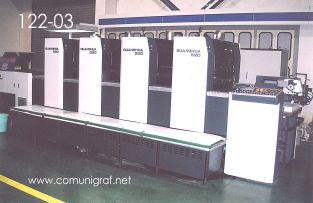 Foto 122-03 - Máquina de impresión offset de cuatro colores y con barniz UV en la planta de Guanghua Printing Machinery Shanghai, China - 12-Junio-2006