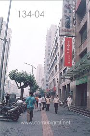 Foto 134-04 - Avenida Nandan Rd casi esquina con la avenida Tianyaoqiao de Shanghai China - 16-Junio-2006