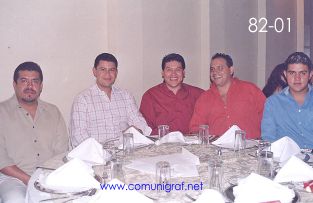 Foto 82-01 - algunos de los asistentes en la Comida Baile del día del Impresor de Canagraf Guanajuato, realizada el 24 de Septiembre 2005 en el Hotel La Nueva Estancia de la Ciudad de León, Guanajuato México