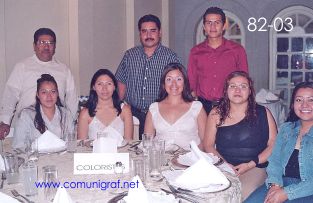 Foto 82-03 - Colaboradores de la empresa Coloristas y Asociados de León, Gto. en la Comida Baile del día del Impresor de Canagraf Guanajuato, realizada el 24 de Septiembre 2005 en el Hotel La Nueva Estancia de la Ciudad de León, Guanajuato México