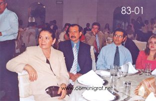 Foto 83-01 - Otra vista parcial de los acompañantes del Lic. Gerardo de Jesús Hinojosa en el tradicional festejo del día del Impresor de Canagraf Guanajuato, realizada el 24 de Septiembre 2005 en el Hotel La Nueva Estancia de la Ciudad de León, Guanajuato México.