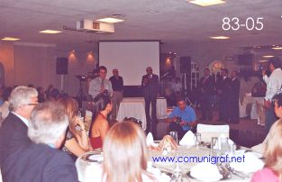 Foto 83-05 - Vista parcial de los asistentes al tradicional festejo del día del Impresor de Canagraf Guanajuato, realizada el 24 de Septiembre 2005 en el Hotel La Nueva Estancia de la Ciudad de León, Guanajuato México.