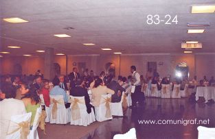 Foto 83-24 - Vista parcial del festejo del día del Impresor de Canagraf Guanajuato, realizada el 24 de Septiembre 2005 en el Hotel La Nueva Estancia de la Ciudad de León, Guanajuato México.