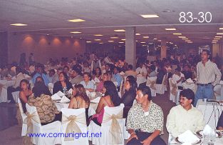 Foto 83-30 - Vista parcial de los asistentes en la Comida Baile del día del Impresor de Canagraf Guanajuato, realizada el 24 de Septiembre 2005 en el Hotel La Nueva Estancia de la Ciudad de León, Guanajuato México.