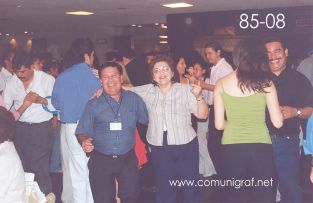 Foto 85-08 - José Regino Torres y Magdalena Velázco en la tradicional Comida Baile del día del Impresor de Canagraf Guanajuato, realizada el 24 de Septiembre 2005 en el Hotel La Nueva Estancia de la Ciudad de León, Guanajuato México.