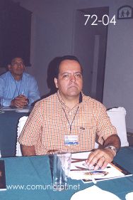 Foto 72-04 - C.P. Carlos Francisco Ramírez Romero de Impresión e Imagen de la ciudad de León, Gto. en el Encuentro Nacional de Negocios Gráficos (Pymes) realizado del 22 al 24 de Septiembre 2005 en el Hotel La Nueva Estancia de la ciudad de León, Gto. México.