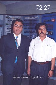 Foto 72-27 - Representantes de la empresa Alta Tech en el Encuentro Nacional de Negocios Gráficos (Pymes) realizado del 22 al 24 de Septiembre 2005 en el Hotel La Nueva Estancia de la ciudad de León, Gto. México.