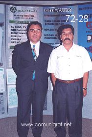 Foto 72-28 - Representantes de Alta Tech de la ciudad de México en el Encuentro Nacional de Negocios Gráficos (Pymes) realizado del 22 al 24 de Septiembre 2005 en el Hotel La Nueva Estancia de la ciudad de León, Gto. México.