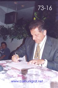 Foto 73-16 - Lic. José Luis Zamora Contreras en el Encuentro Nacional de Negocios Gráficos (Pymes) realizado del 22 al 24 de Septiembre 2005 en el Hotel La Nueva Estancia de la ciudad de León, Gto. México.