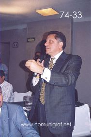 Foto 74-33 - Lic. José Luis Zamora Contreras de Canagraf Nacional en el Encuentro Nacional de Negocios Gráficos (Pymes) realizado del 22 al 24 de Septiembre 2005 en el Hotel La Nueva Estancia de la ciudad de León, Gto. México.