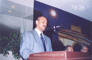 Foto 76-26 - Ing. Alfredo Virgen Vallado en el Encuentro Nacional de Negocios Gráficos (Pymes) realizado del 22 al 24 de Septiembre 2005 en el Hotel La Nueva Estancia de la ciudad de León, Gto. México