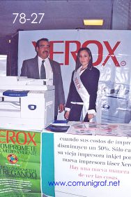 Foto 78-27 - Jesús Navarro Soto de Xerox (izq) en el Encuentro Nacional de Negocios Gráficos (Pymes) realizado del 22 al 24 de Septiembre 2005 en el Hotel La Nueva Estancia de la ciudad de León, Gto. México.