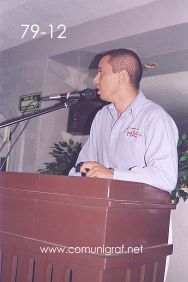 Foto 79-12 - Representante de Banorte en el Encuentro Nacional de Negocios Gráficos (Pymes) realizado del 22 al 24 de Septiembre 2005 en el Hotel La Nueva Estancia de la ciudad de León, Gto. México.