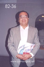 Foto 82-36 - Eusebio Mejía González de Impresora Cultural de Toluca estado de México en el Encuentro Nacional de Negocios Gráficos (Pymes) realizado del 22 al 24 de Septiembre 2005 en el Hotel La Nueva Estancia de la ciudad de León, Gto. México.