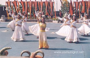 Foto 140-17 - Jóvenes actrices en la representación del tiempo de la dinastía Qin en uno de los lugares dentro del Mausoleo del antiguo emperador Qin Shi Huang ubicado en la ciudad de Xían en el distrito de Lintong, provincia de Shaanxi, China - 17-Junio-2006