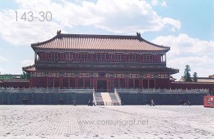 Foto 143-30 - Otra de las zonas en mantenimiento en el interior del Palacio Imperial de la ciudad prohibida en Beijing (Pekín), China - 18-Junio-2006